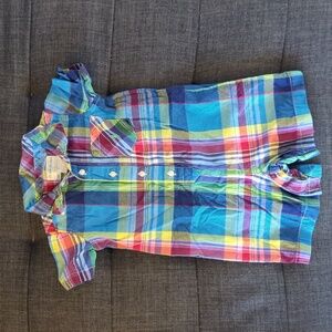 Ralph Lauren plaid cotton romper